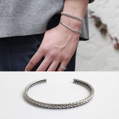 Woven Sterling Adjustable – Gewebte Stil-Eleganz