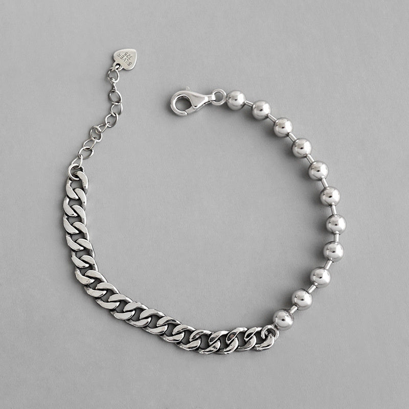 Distressed Ball Chain Bracelet – Urbaner Chic