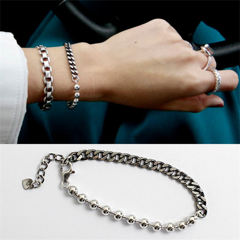 Distressed Ball Chain Bracelet – Urbaner Chic