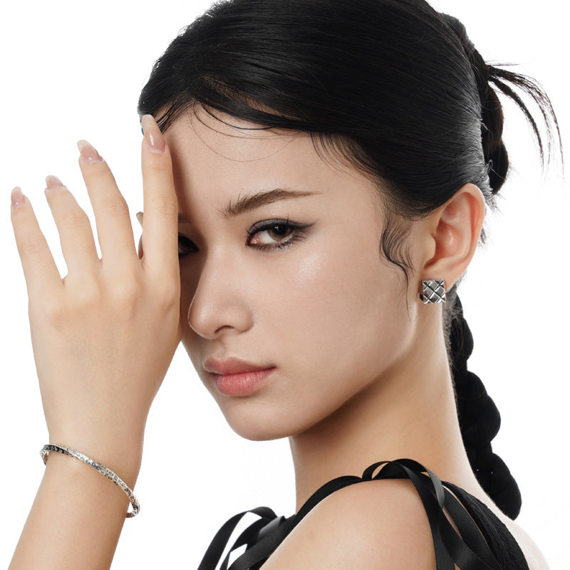 S925 Sterling Silver Mobius Bracelet For Women