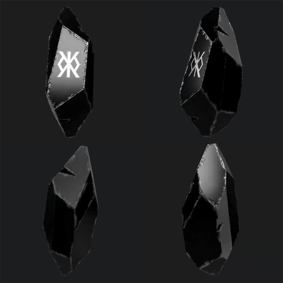 Obsidian Rune Stone – Mystisches Sammlerstück