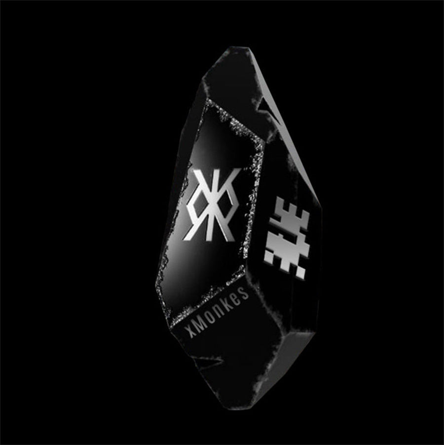 Obsidian Rune Stone – Mystisches Sammlerstück