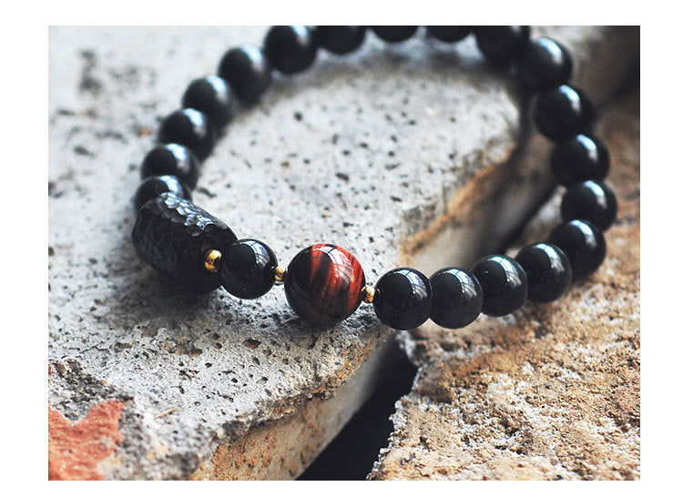 Obsidian Armband