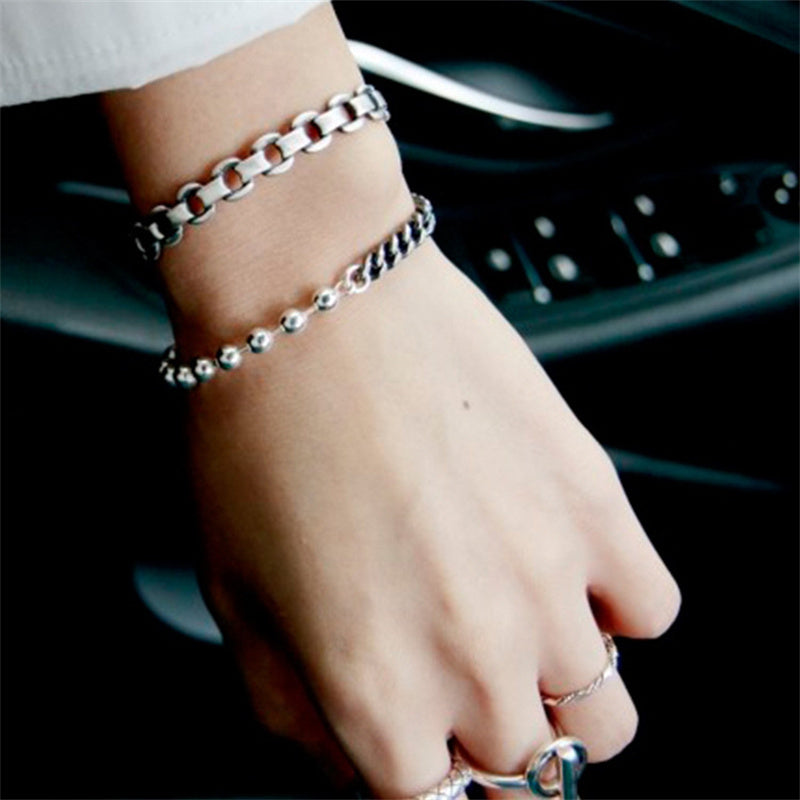 Distressed Ball Chain Bracelet – Urbaner Chic