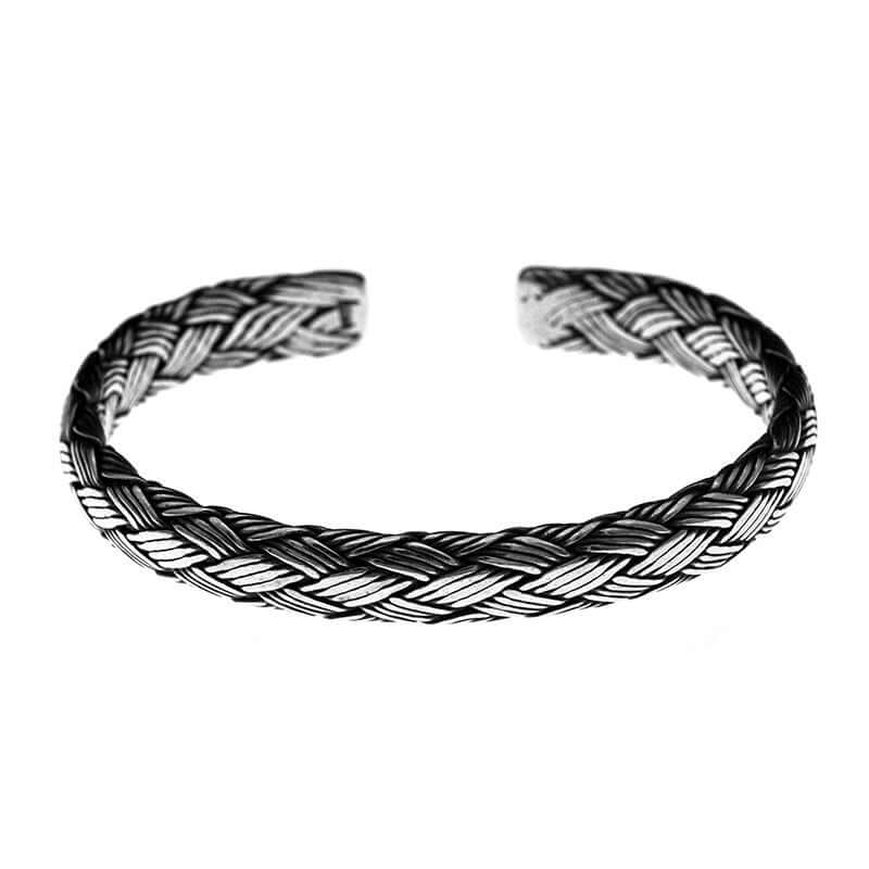 Vintage Twist Handgefertigtes Silberarmband
