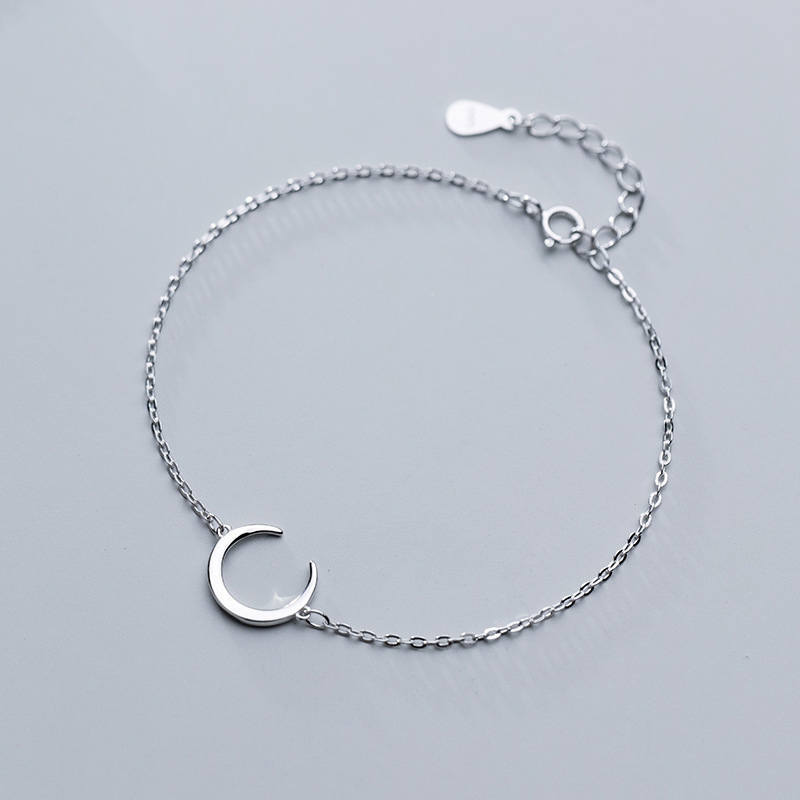 Silber, Armband, Halbmond