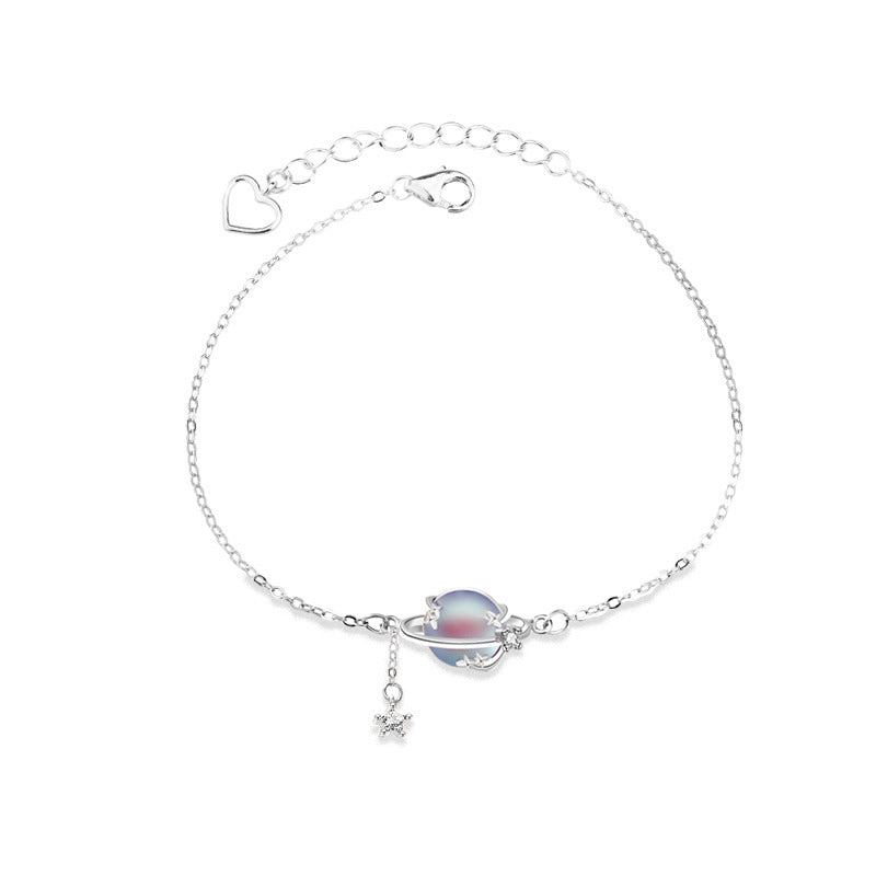 Silber, Armband, Planet