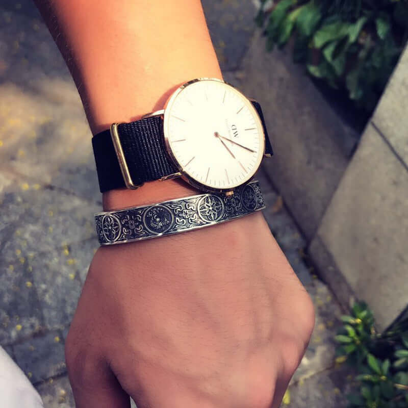 Hochwertiges 999er Vollsilber-Armband