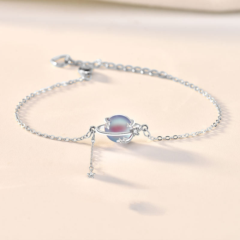 Silber, Armband, Planet