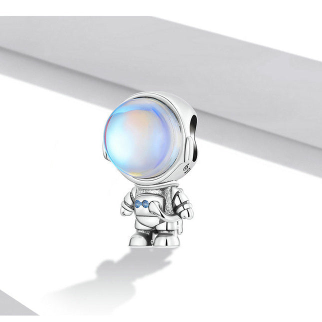 Astronaut, Silber, Anhänger aus 925er Sterling Silber