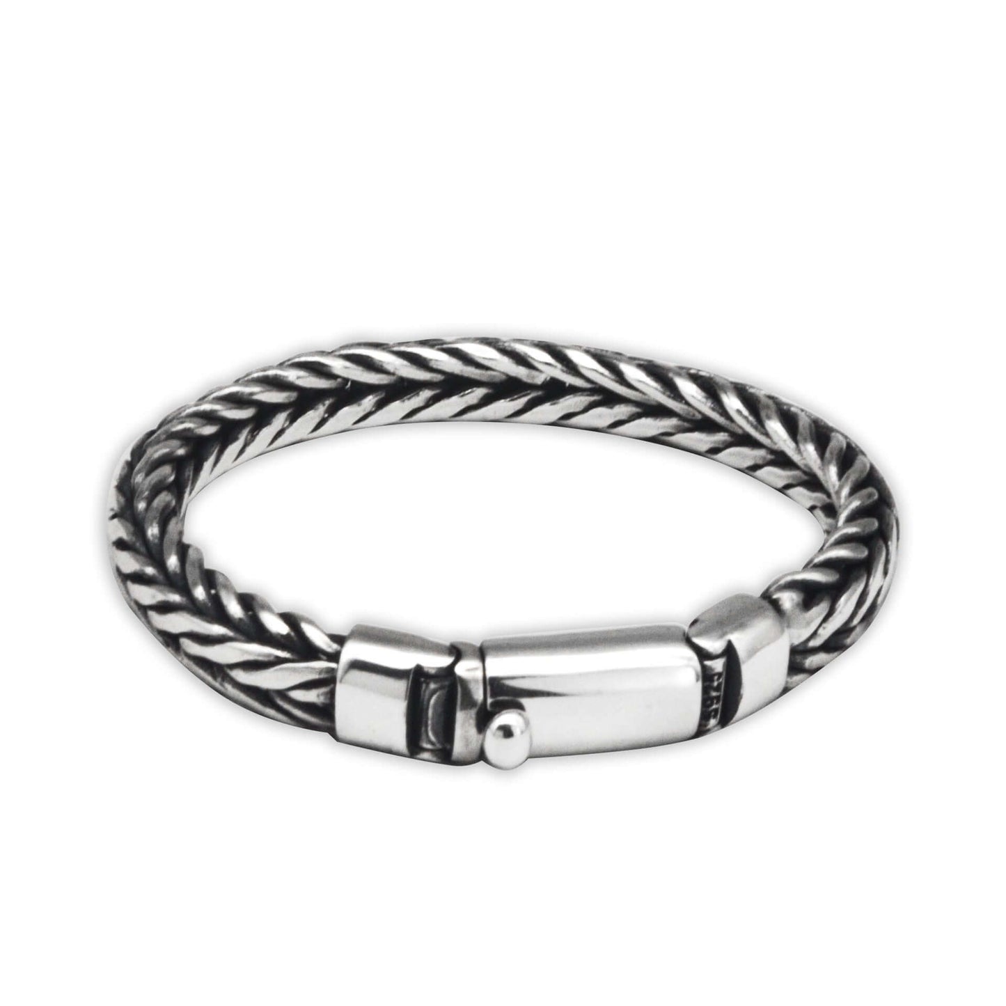 S925 Silber Handgefertigtes Geflochtenes Keel-Armband