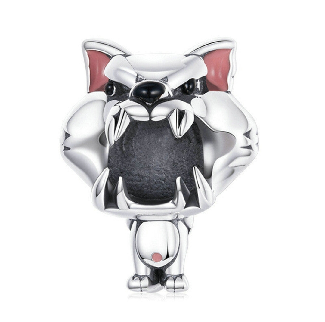 Mr. Wolf Charm aus S925 Sterlingsilber