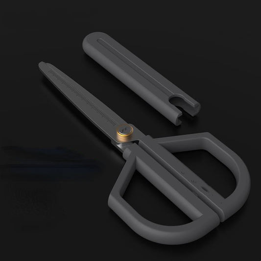 Multifunktionale Edelstahl-Schere – Tragbar & Premium Büro- und Allzweckschere mit Titanium-beschichtetem Griff