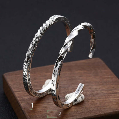 Silber Armreif in verschiedenen Designs