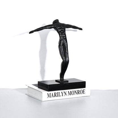 Minimalistisch-Abstrakte Metall-Skulptur