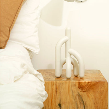 Art Sculpture Forest | Geometric Resin Skulptur Ornament – Minimalistische Wald-Dekoration, Handgefertigt, Nordic Style, Geschenkidee & Home Decor