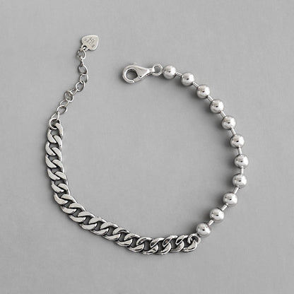 Distressed Ball Chain Bracelet – Urbaner Chic