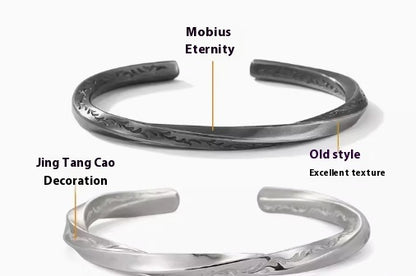 Silber-Armband aus S999 Sterlingsilber – Viking Battle Design