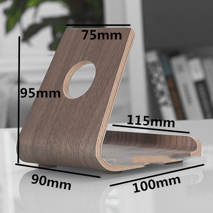 Tablet- & Smartphone Holzständer – Minimalistischer Dock Stand für iPad, iPhone & Schreibtisch