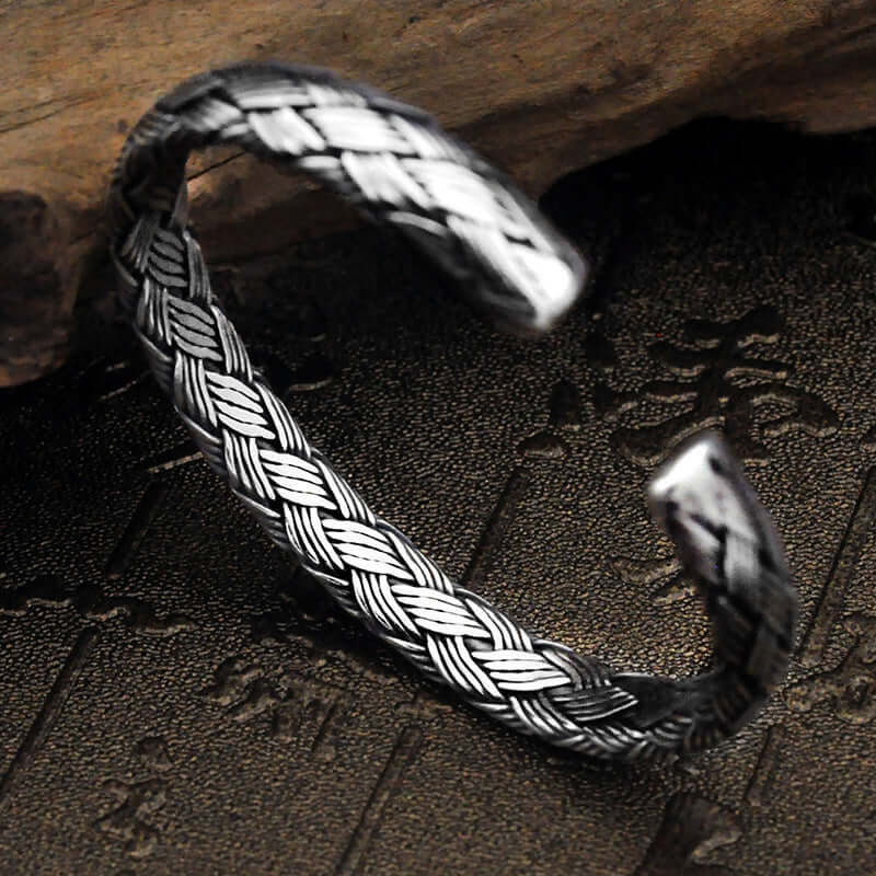 Vintage Twist Handgefertigtes Silberarmband