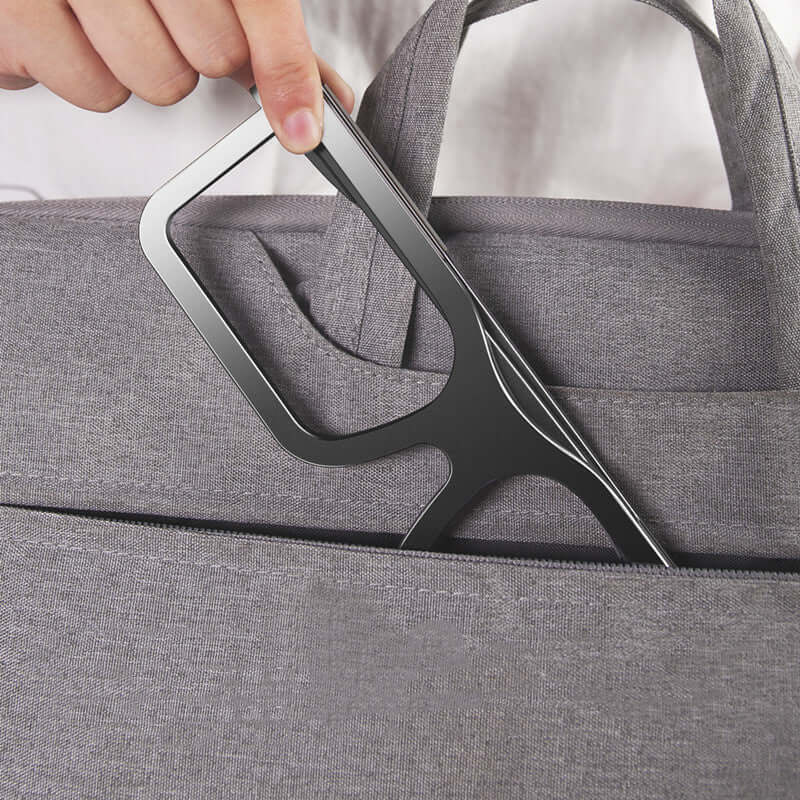 Ergonomischer Laptop-Ständer aus Aluminium – Höhenverstellbar & Faltbar