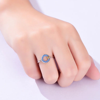 Silver Star Ring aus S925 Sterlingsilber