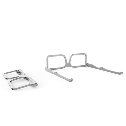 Ergonomischer Laptop-Ständer aus Aluminium – Höhenverstellbar & Faltbar