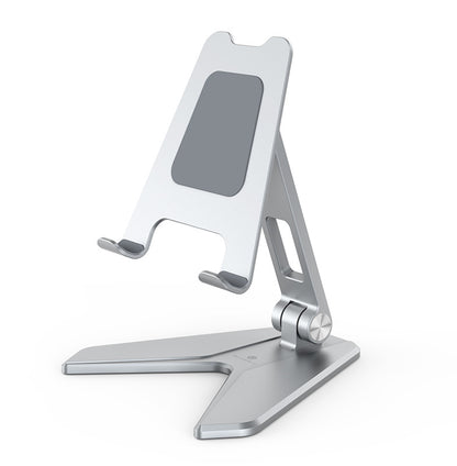 Faltbarer Handy- & Tablet-Ständer aus Aluminium – Verstellbarer Desktop Halter für Smartphone & iPad