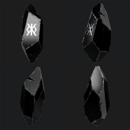 Obsidian Rune Stone – Mystisches Sammlerstück