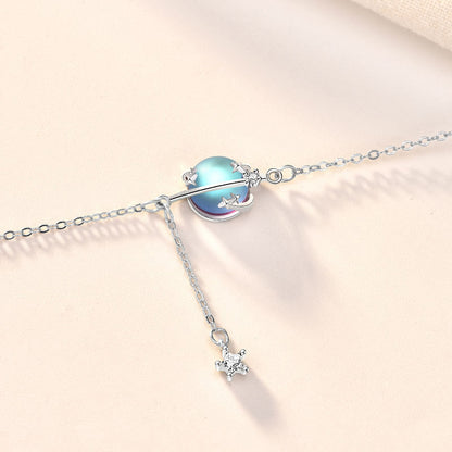 Silber, Armband, Planet