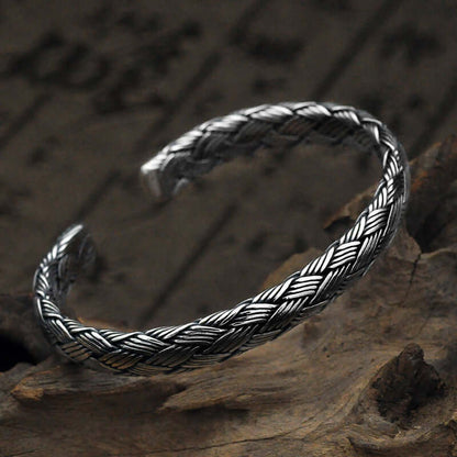 Vintage Twist Handgefertigtes Silberarmband