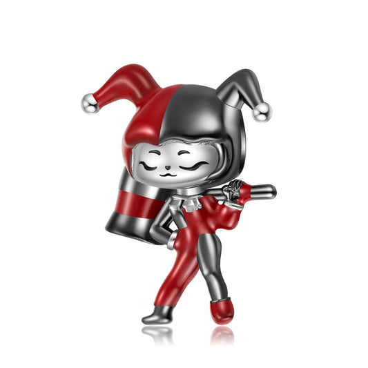Silberanhänger mit Joker Motiv