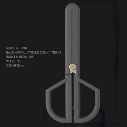 Multifunktionale Edelstahl-Schere – Tragbar & Premium Büro- und Allzweckschere mit Titanium-beschichtetem Griff