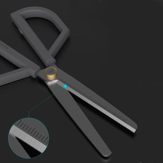 Multifunktionale Edelstahl-Schere – Tragbar & Premium Büro- und Allzweckschere mit Titanium-beschichtetem Griff