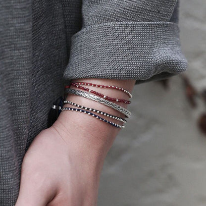 Woven Sterling Adjustable – Gewebte Stil-Eleganz