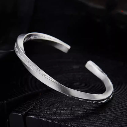 Silber-Armband aus S999 Sterlingsilber – Viking Battle Design