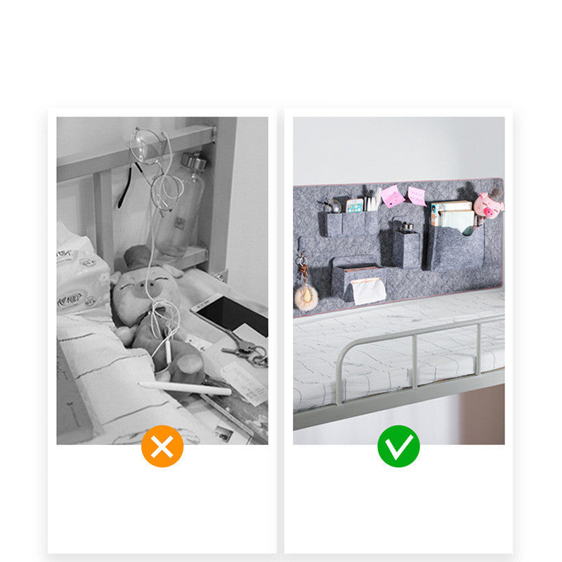 Premium Filz-Organizer S: 80×45 cm / L: 100×45 cm | Wand- & DIY-Aufbewahrungssystem, wasserabweisend & langlebig | perfekt für Home-Office, Büro & kreative Räume