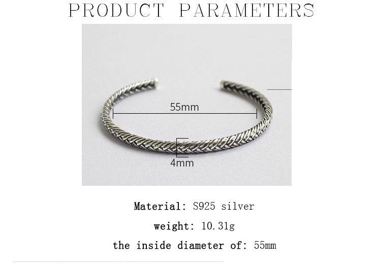 Woven Sterling Adjustable – Gewebte Stil-Eleganz