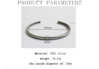 Woven Sterling Adjustable – Gewebte Stil-Eleganz