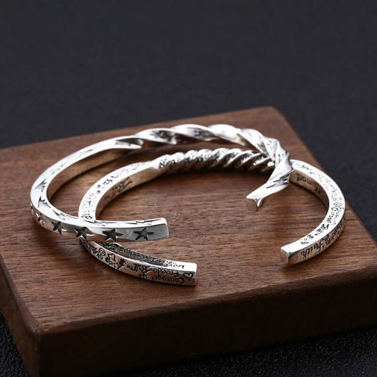 Silber Armreif in verschiedenen Designs