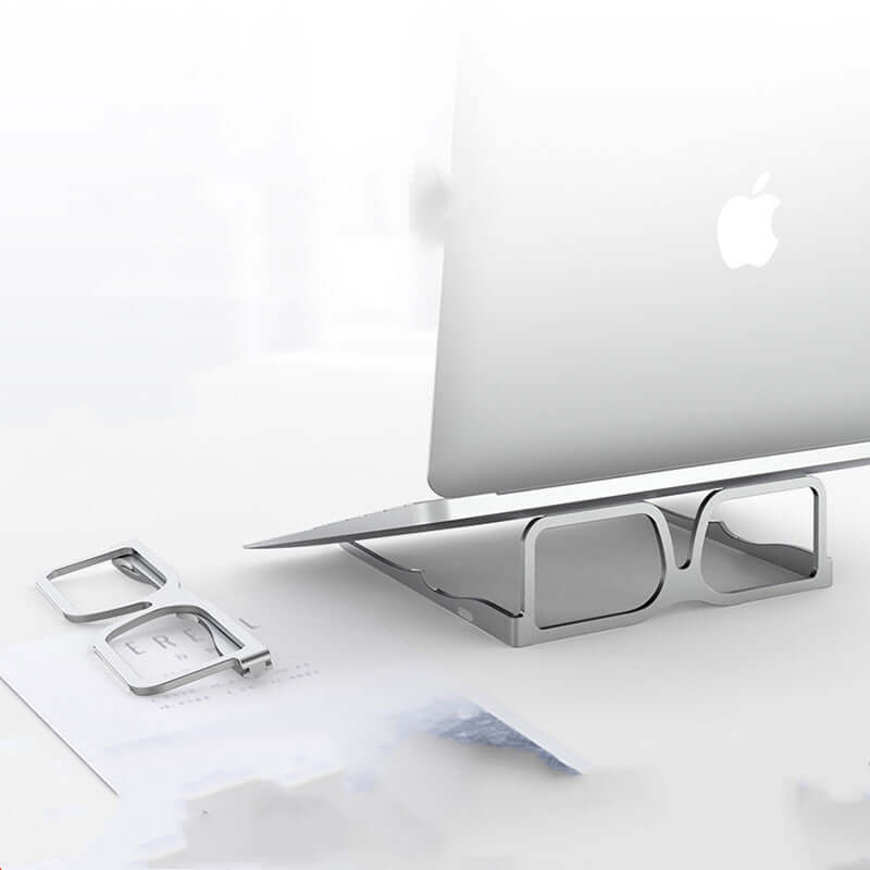 Ergonomischer Laptop-Ständer aus Aluminium – Höhenverstellbar & Faltbar