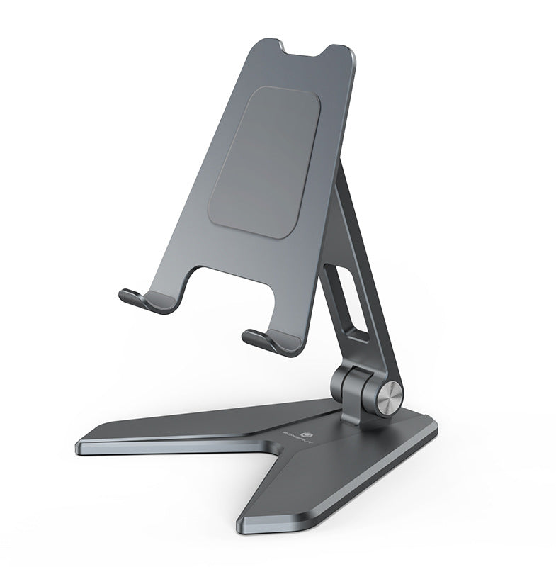 Faltbarer Handy- & Tablet-Ständer aus Aluminium – Verstellbarer Desktop Halter für Smartphone & iPad