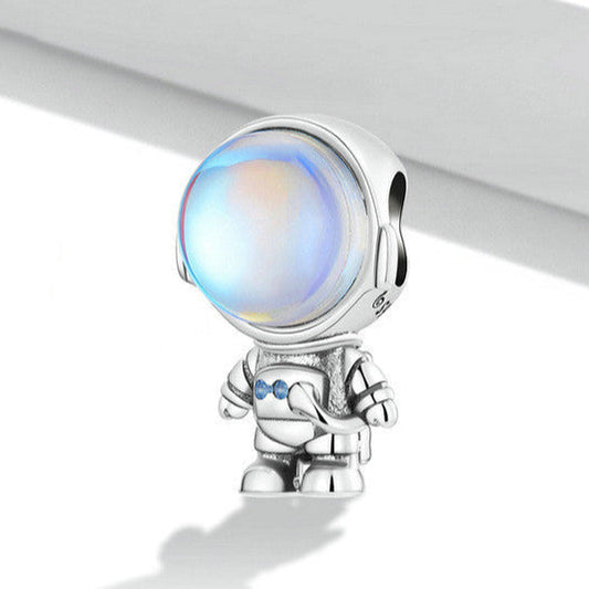 Astronaut, Silber, Anhänger aus 925er Sterling Silber