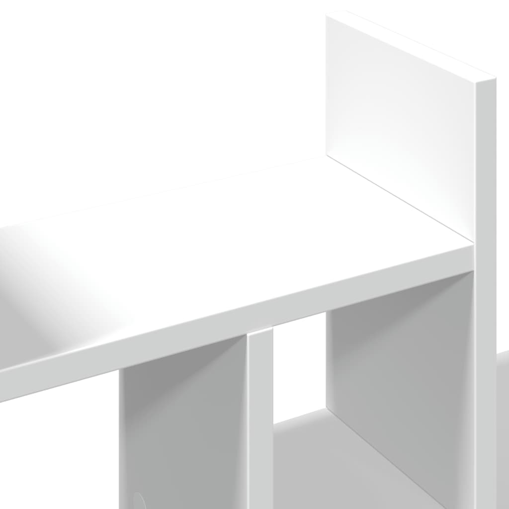 Schreibtisch Organizer aus Holzwerkstoff – Moderner Desk Organizer mit mehreren Fächern – Büro Organizer für Büro, Home Office & Arbeitsplatz – 34,5 x 15,5 x 35,5 cm