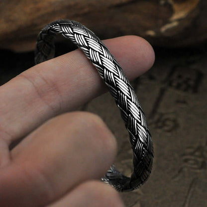 Vintage Twist Handgefertigtes Silberarmband