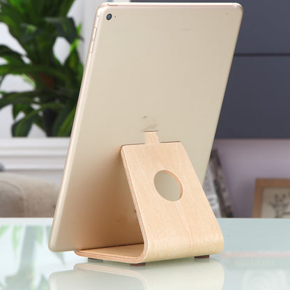 Tablet- & Smartphone Holzständer – Minimalistischer Dock Stand für iPad, iPhone & Schreibtisch