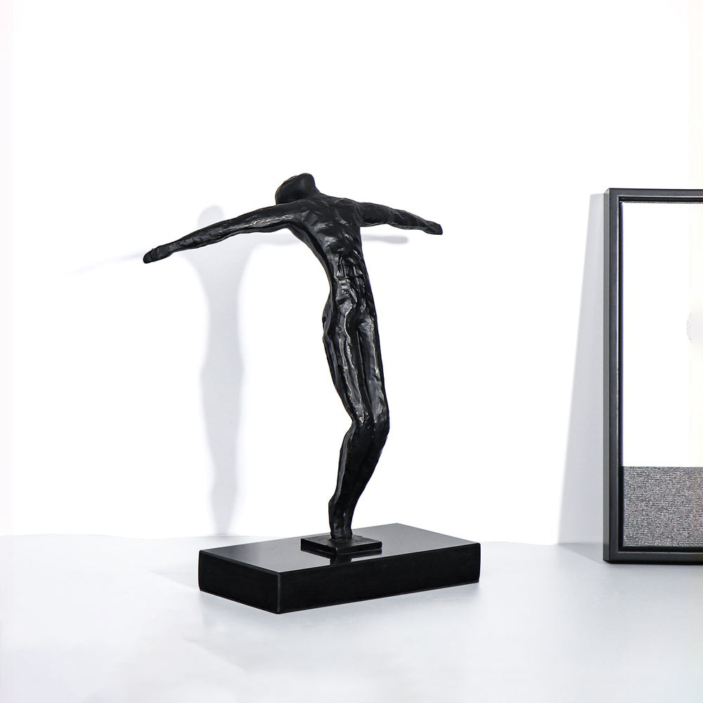 Minimalistisch-Abstrakte Metall-Skulptur