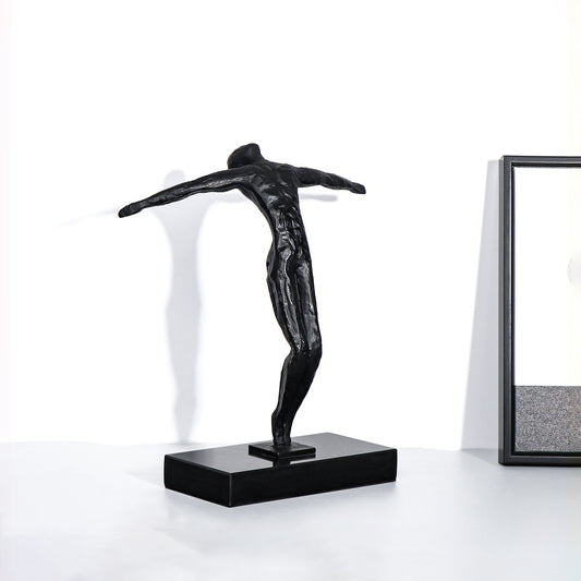 Minimalistisch-Abstrakte Metall-Skulptur