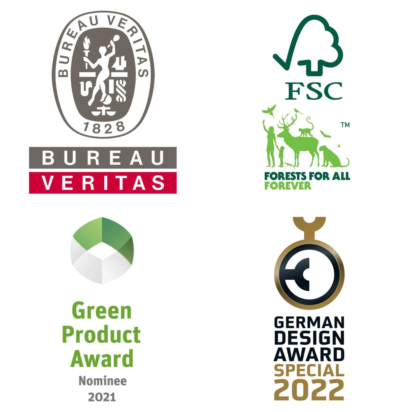 Walnuss Holzuntersetzer – 4er-Set aus amerikanischer Walnuss, handgefertigte, 90x80 mm, wasserfeste Lackierung, naturbelassene Maserung, umweltfreundlich & nachhaltig, Geschenkidee