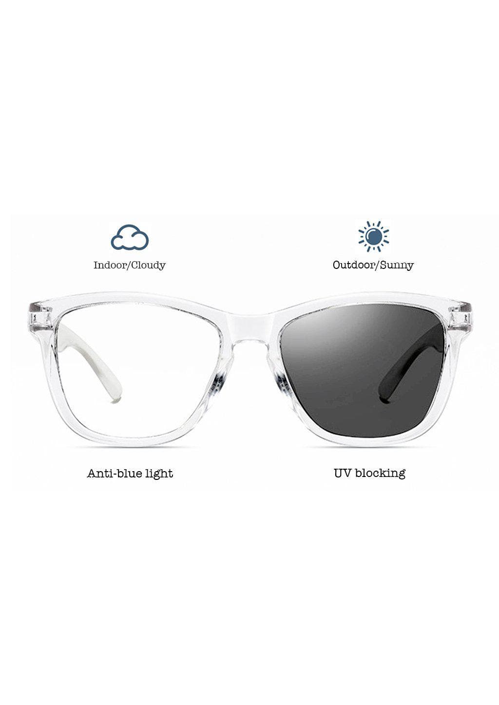 Photochromatische Blaulichtfilter-Brille – 3-in-1 Schutz für Arbeit, Gaming & Alltag